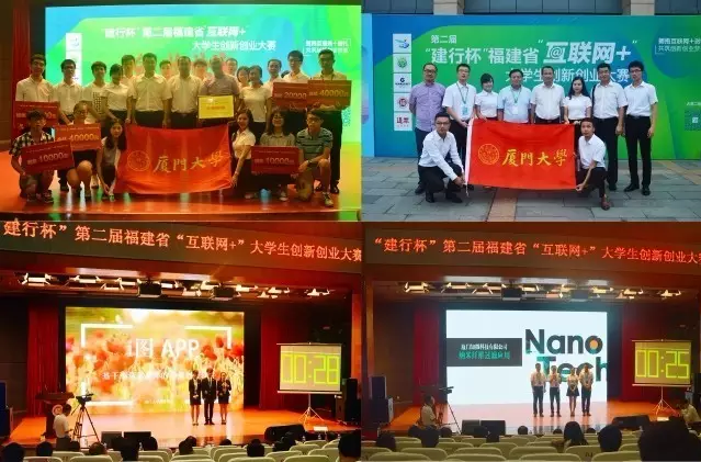 XMU earns awards at 2016 Internet+ Innovation & Entrepreneurship Competition (Fujian)